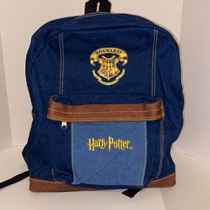 Harry Potter Hogwarts Denim Backpack